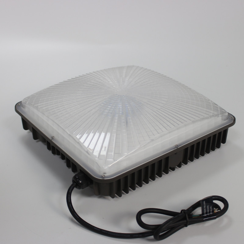 Wholesale IP65 Square LED Canopy Lights , Ceiling Led Parking Garage Lights DLC Certified from china suppliers