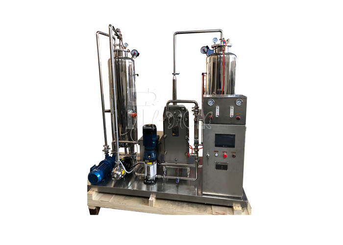 Wholesale Double Tank With Plate Exchanger Carbonating Plant For CO2 Mixer 1500L / H from china suppliers