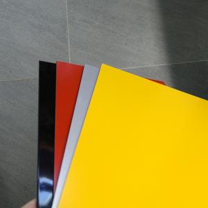 Wholesale 1220*2440*3mm glossy yellow Aluminum composite panel for interior decoration from china suppliers