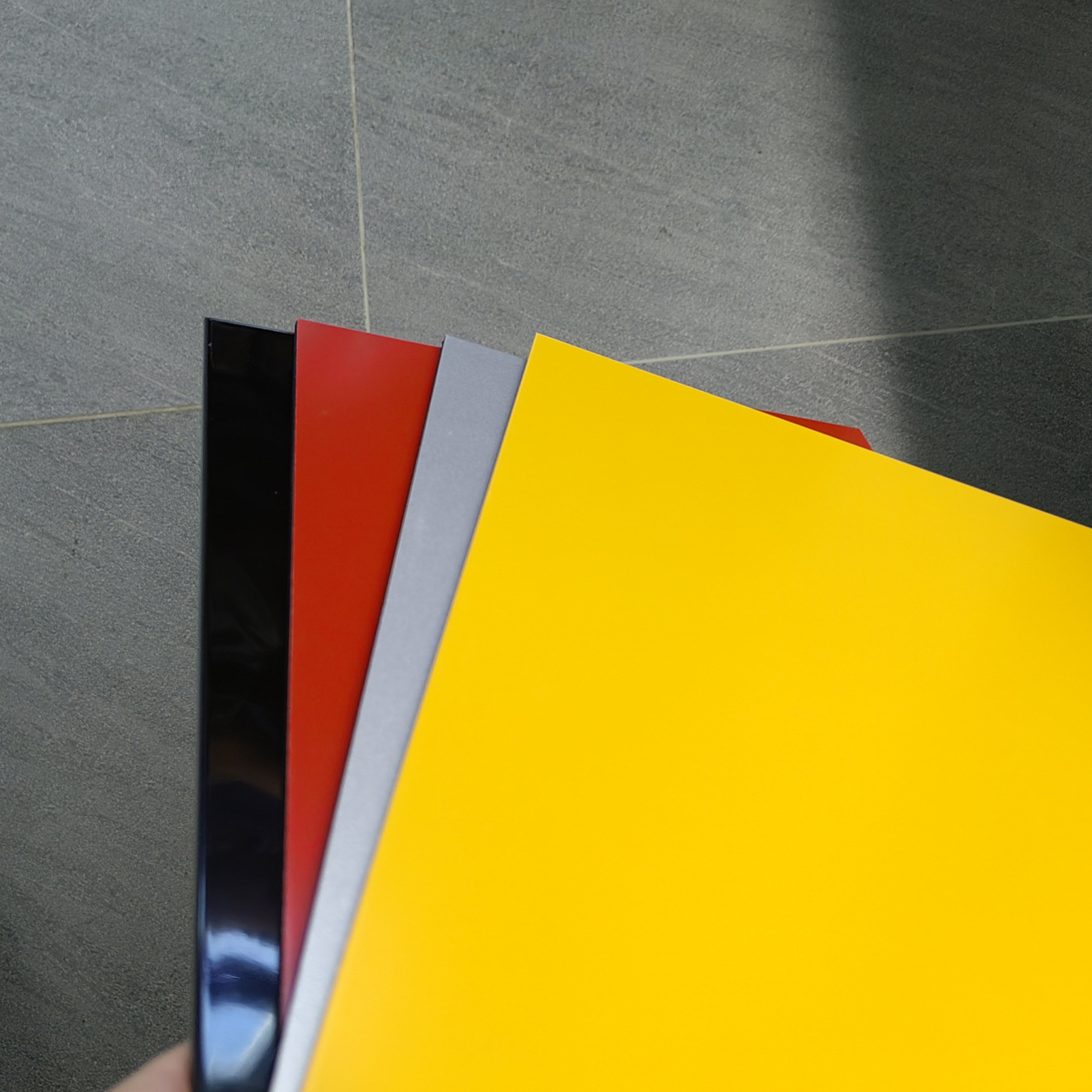 Buy cheap 1220*2440*3mm glossy yellow Aluminum composite panel for interior decoration from wholesalers