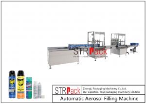 Wholesale 27.5mm Sealing Aerosol Filling Machine 0.7Mpa Sterilized Aerosol Packing Machine from china suppliers