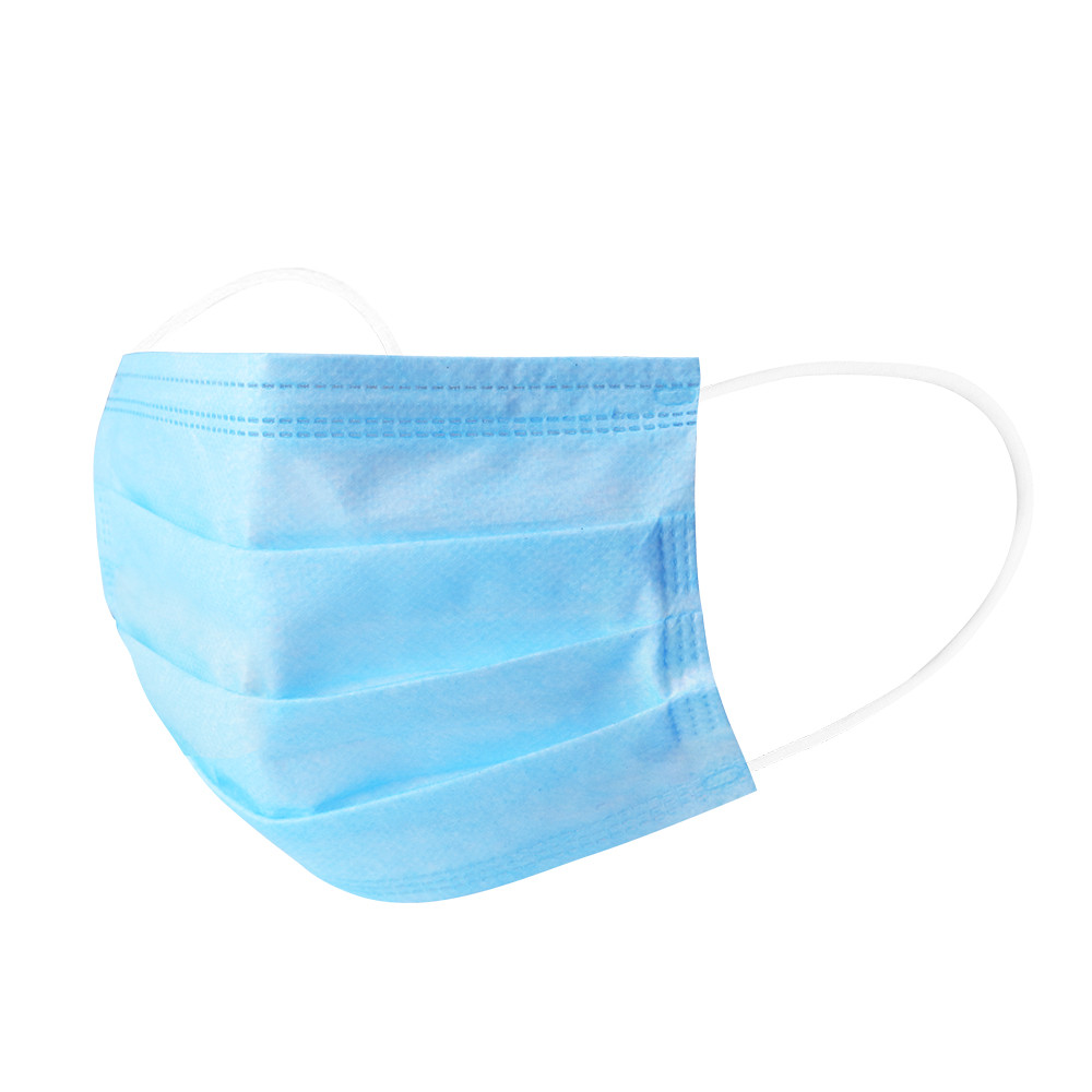 Wholesale Ear Wearing Blue Disposable Non Woven Face Mask from china suppliers