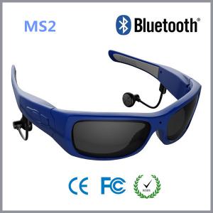 Wholesale Blue Frame HD 720P Smart Video Glasses Bluetooth For Security , Sport , Driver from china suppliers