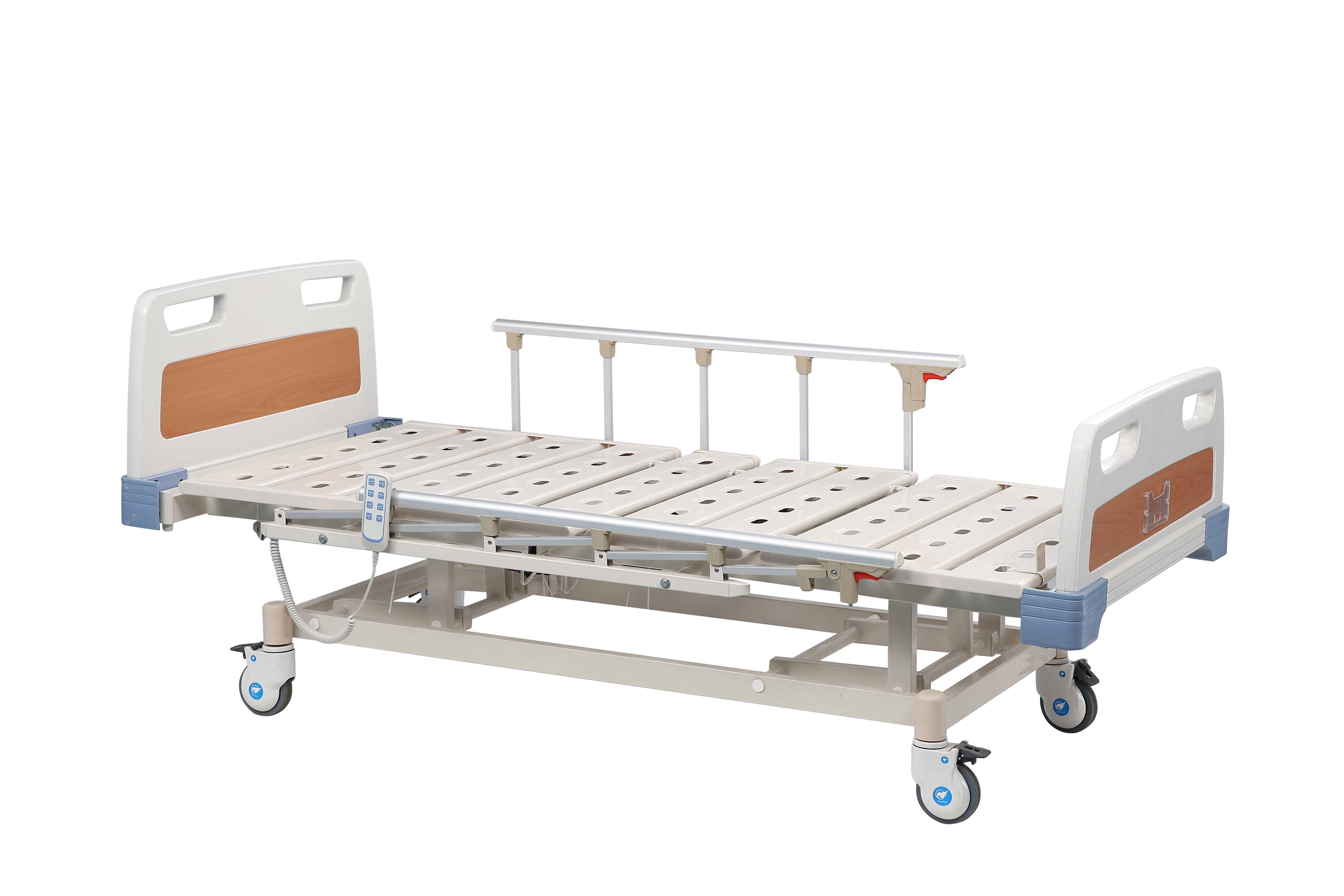 Wholesale Three Function Manual Hospital Bed OEM With 3 Cranks For ICU With Switch from china suppliers