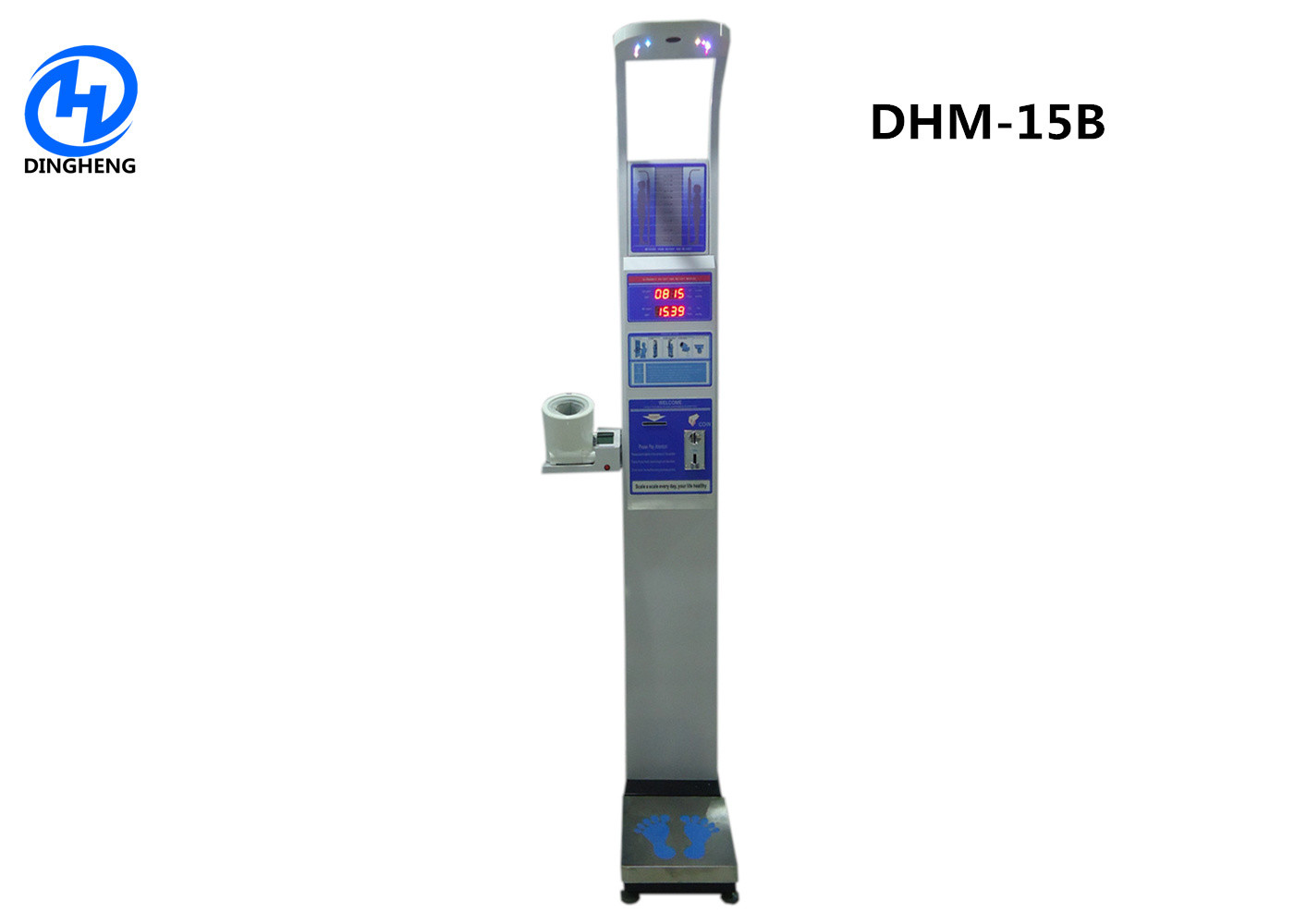 Wholesale DHM-15B Blood Pressure Meter With coin machine Height and Weight Health Scale digital body weight scale from china suppliers