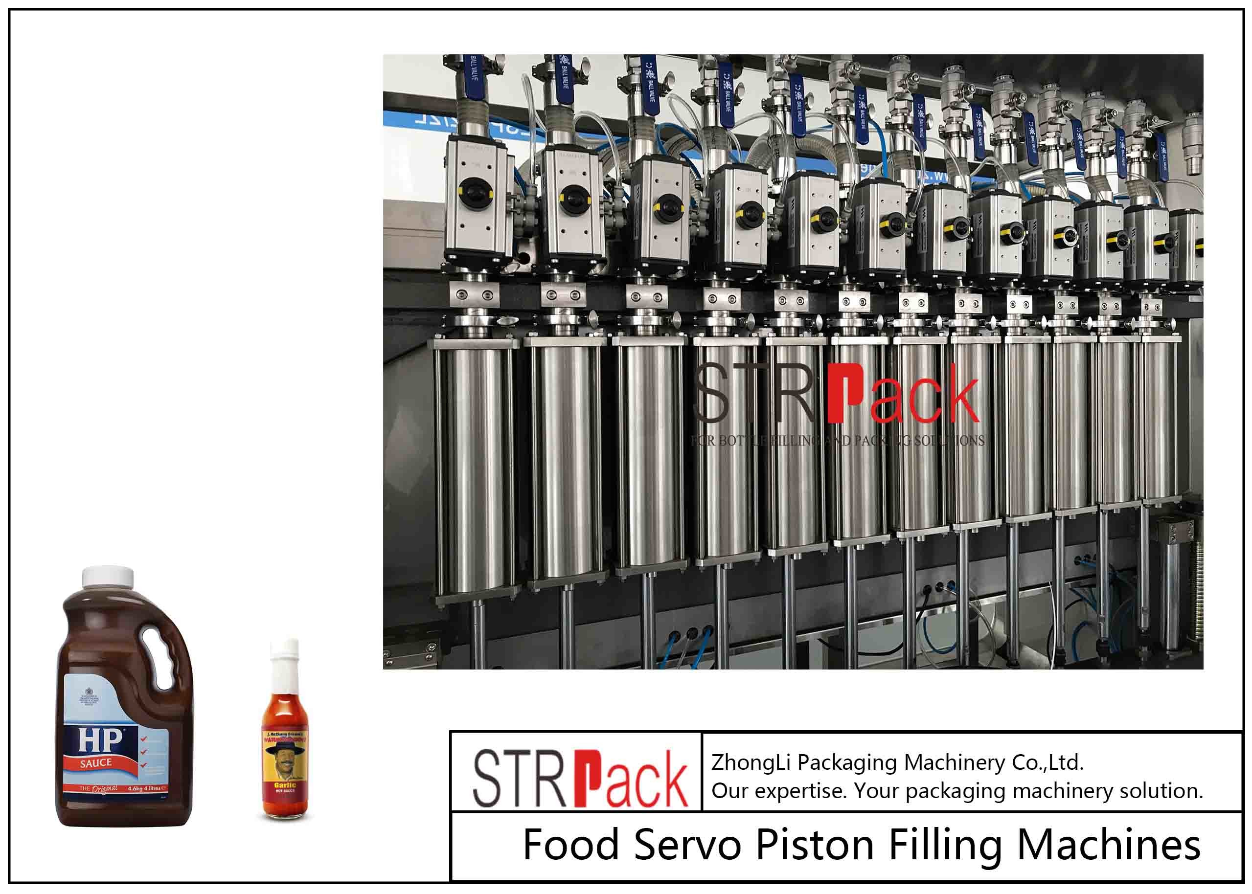 Wholesale Fully Automatic Sauce Jar Brown Sauce Food Bottle Filling Machine Food Packaging Machine from china suppliers
