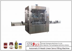 Wholesale 30-80 B/MIN Automatic 8 Heads Linear Servo Motor Control Piston Filling Machine For 0.5-5L from china suppliers