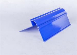 Wholesale Green Level PVC Extrusion Profiles , Custom Transparent Price Label Profile from china suppliers
