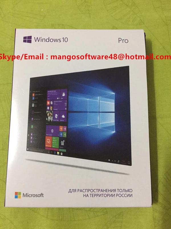 Wholesale Online Activation  USB 3.0 Russian Language Windows 10 Pro 32BIT 64 Bit Retail  FPP Key from china suppliers