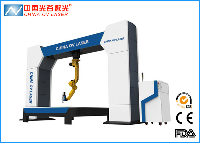 Wholesale Robot Metal Tube 3D Laser Cutting Machine 0.03mm Position accuracy from china suppliers