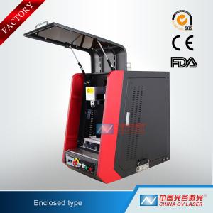 Wholesale Raycus IPG 20W 30W 50W Mini Enclosed Fiber Laser Marking Machine for Aluminum from china suppliers