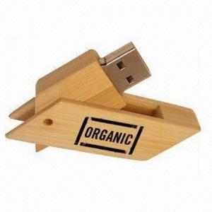 Wholesale Eco-friendly Wooden Swivel USB Thumb Memory Stick, Up to 16GB, Hot Selling, Promotional Logo/Color from china suppliers