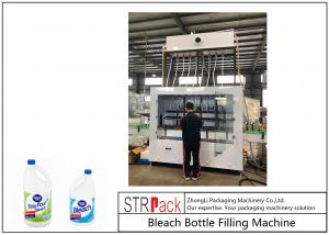 Wholesale PLC Control 10 Heads Gravity Bottle Filling Machine For 1 - 5L Bleach Cleaner from china suppliers