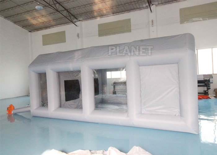 Wholesale Grey Moveable Inflatable Car Paint Spray Booth With Filter System 6x4x2.5m from china suppliers