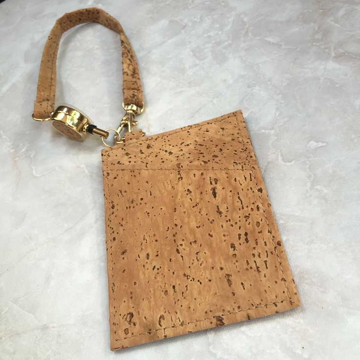 Wholesale Popular Natural Cork Money Clip Credit Card Holder with Handle from china suppliers