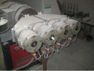 Electrical Pvc Conduit Pipe Extrusion Line Four Strand 20-25mm