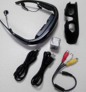 Wholesale Wearable 72&quot; Mobile Theatre Video Glasses Wide Screen 16 / 9 Virtual Picture Music Movie from china suppliers