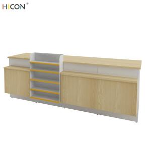 Wholesale Popular White Metal Gondola Shelving Supermarket Checkout Counter from china suppliers