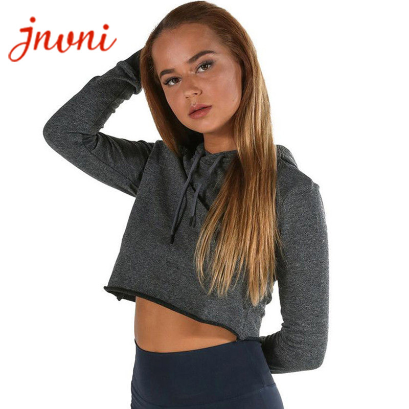Wholesale Gym Women Workout Hoodies Crop Top Hoodies 100% Cotton 360gsm from china suppliers