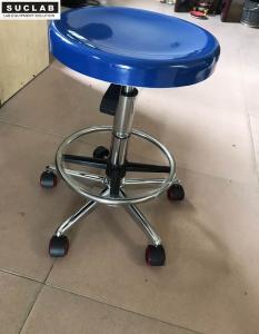 Wholesale Wheeled Science Lab Stools Blue / White Color Fiber Reinforced Plastic Material from china suppliers