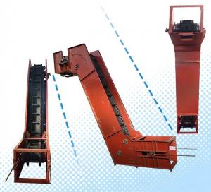 Wholesale Vertical Cleated Incline Conveyor , Variable Speed Belt Conveyor Sludge Lifting from china suppliers