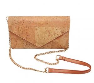 Wholesale 2022 Amazon Hot Sell Ladies Faction Shoulder Bag with Eco Cork  24x6x14.5cm from china suppliers