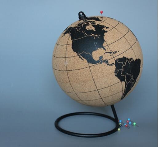 Wholesale Factory Whole Cork Globe for Pointing Your Travel with Three Sizes from china suppliers
