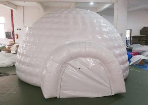 Wholesale White Inflatable Igloo Tent Outside Diameter 4.8 Meter CE Certificated from china suppliers