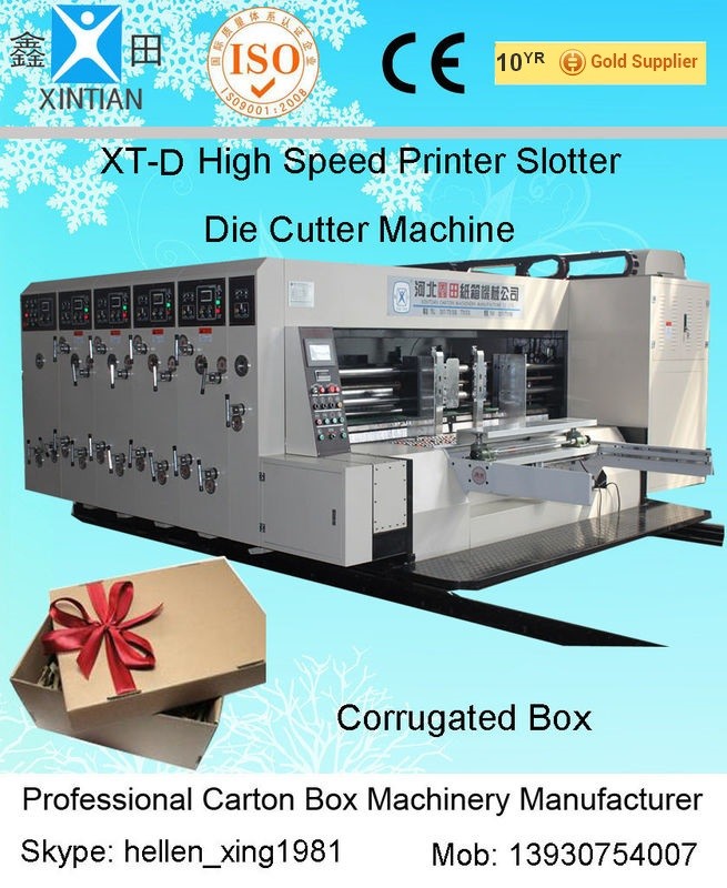 Wholesale Double Side Automatic Flexo Printer Slotter Die-Cutter Stacker Machine from china suppliers