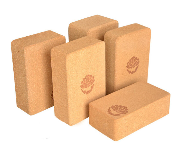 Wholesale 2016 Hot Sale custom printing logo eco-friendly natural cork yoga block 3''x6''x9'',good for yoga sports from china suppliers