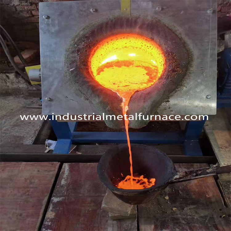 Wholesale 25KG Graphite Medium Frequency Industrial Induction Furnace For Cast Iron Steel Melting from china suppliers