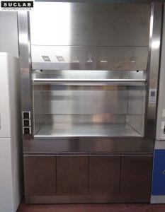 Wholesale Chemical Resistant Stainless Steel Fume Hood With Epoxy Resin Benchtop from china suppliers