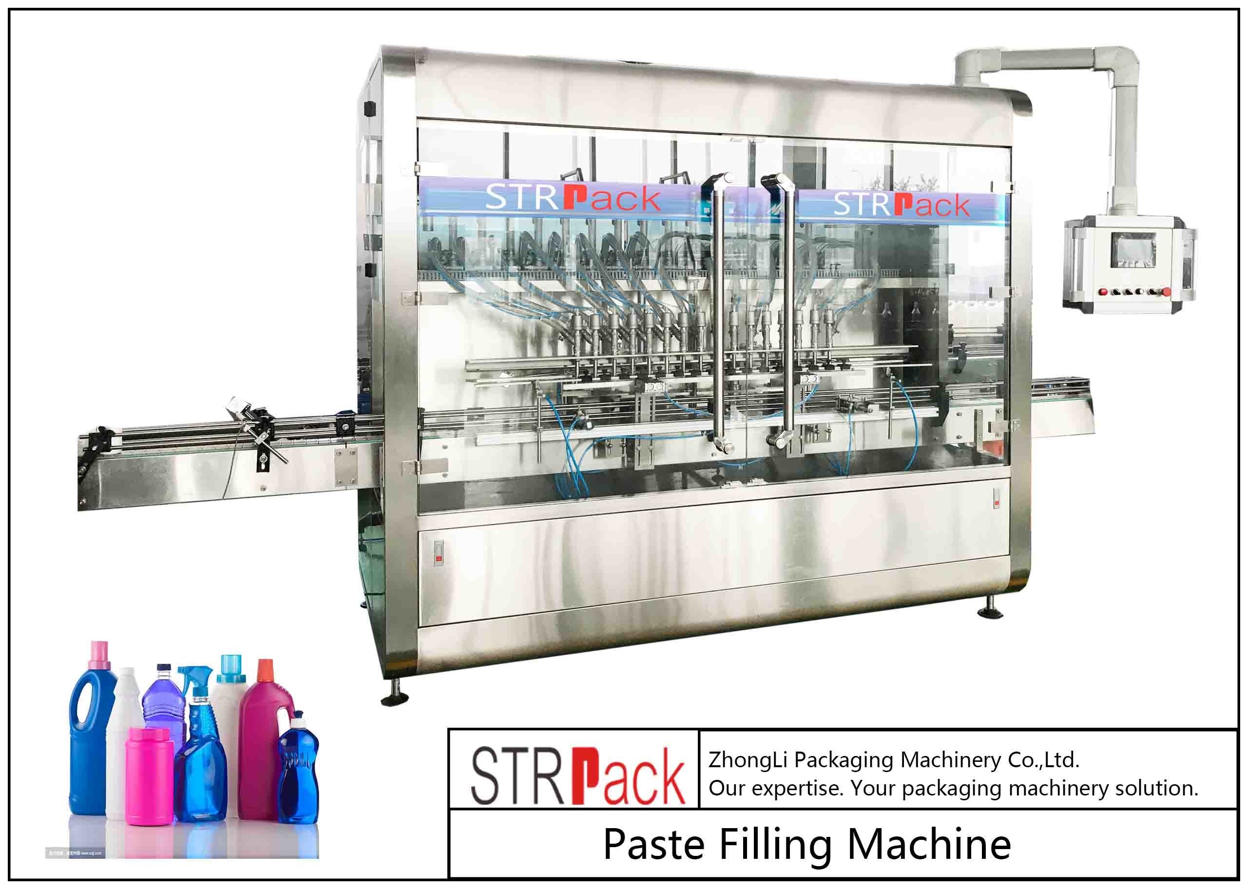 Wholesale PLC Control Automatic Paste Filling Machine For 250ML-5L Liquid Soap / Lotion / Shampoo from china suppliers