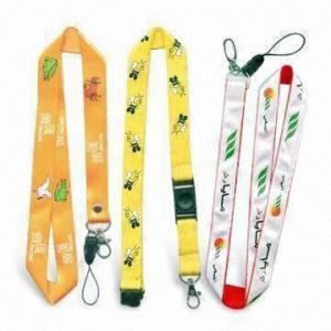Wholesale Heat-transfer Lanyards, Available in Silkscreen/Offset Printings and 1 to 2.5cm Widths from china suppliers