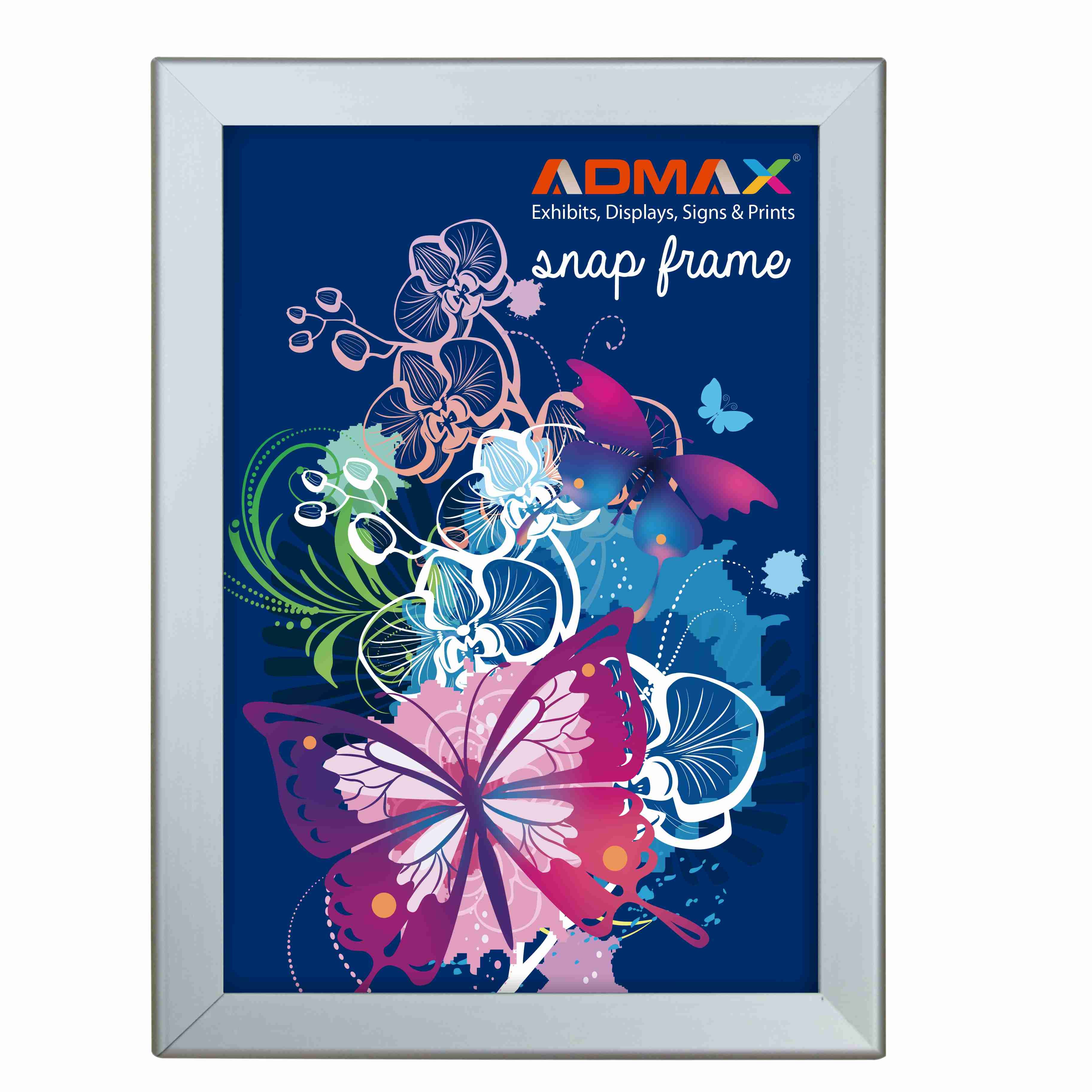 Wholesale A3 Snap Poster Frames Silver Lightweight Durable Rigid Plastic Sheet from china suppliers