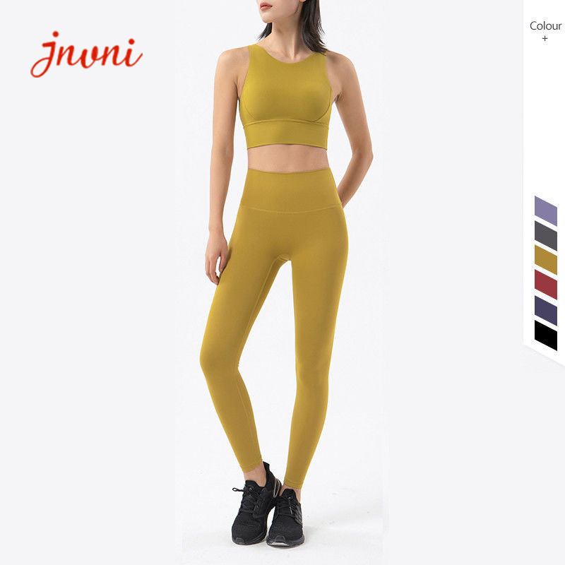 Wholesale 210gsm Women Yoga Sets Gym Leggings Sets With Pockets from china suppliers
