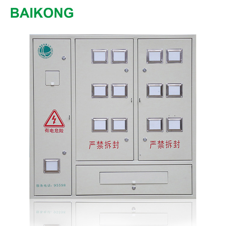 Wholesale 660V 12 Bit Electric Meter Box Cabinet Stainless Steel Electrical Distribution Cabinet from china suppliers