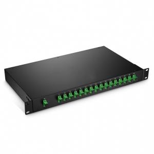 Wholesale 19" Rack Mount 1x16 PLC Fiber Splitter SC / APC For Computer Room from china suppliers
