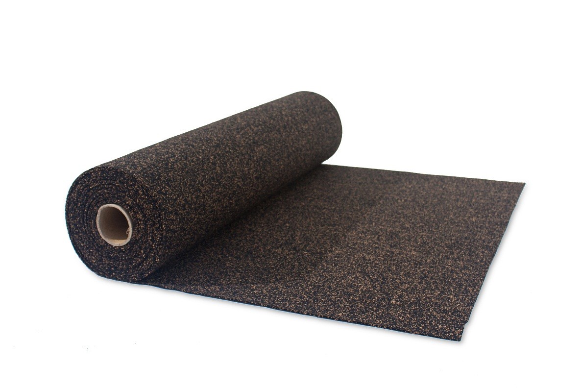 Wholesale Recycled Rubber Corks Roll Flooring Underlay, Sound Insulation and Soundproof , Customized Size from china suppliers