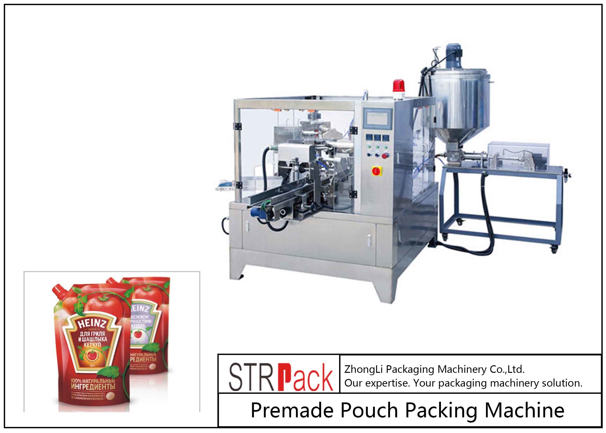 Wholesale Automatic bag-given doypack packing machine Liquid and paste Packaging Machine 380V 3 Phase Air Pressure from china suppliers