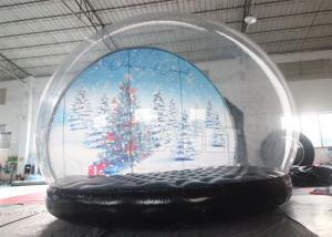 Wholesale 3M 4M Large PVC Christmas Snow Globe Inflatable Snow Globe Ball Photo Booth from china suppliers
