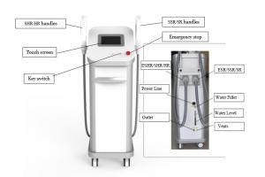 Wholesale OPT 2 in 1 skin beauty hair removal instrument RF and anti-wrinkle freezing point hair removal equipment from china suppliers