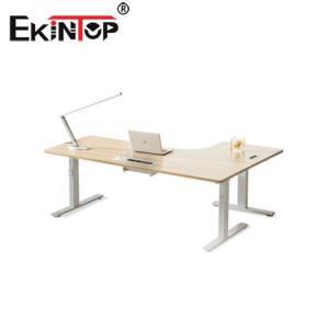 Wholesale L Shape Ergonomic Standing Work Station Electric Adjustable ODM from china suppliers