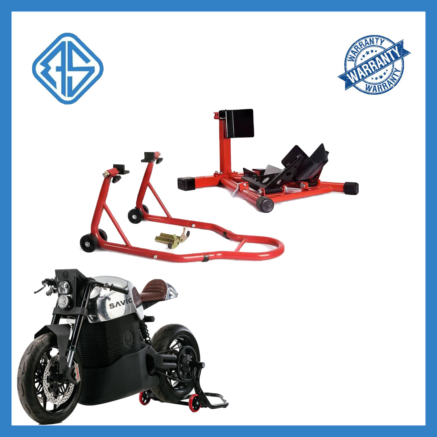 Wholesale Red Motorcycle Wheel Lift Stands Jack Powder Coating Supporting from china suppliers
