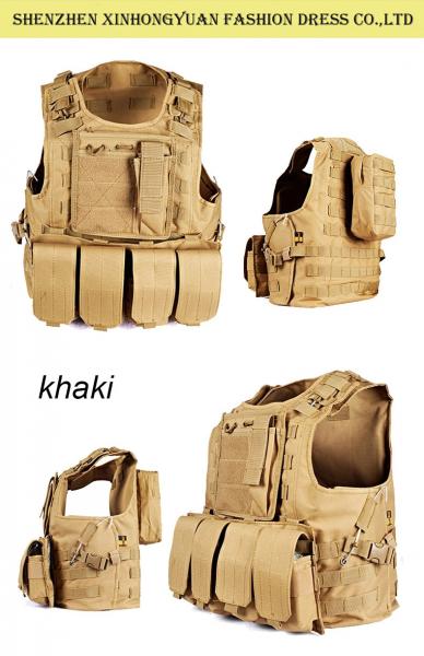 Concealed Airsoft Combat Military Bulletproof Vest / Police Tactical Vest Carrier of item 104103948