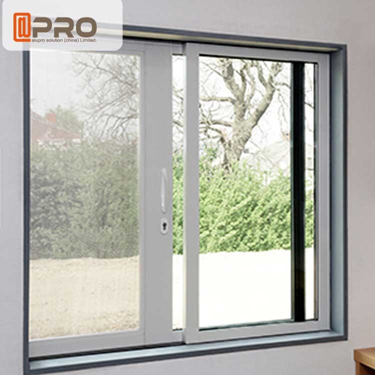 Wholesale Waterproof Anodised Aluminium Sliding Windows With Single Tempered Glass from china suppliers
