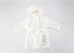 Wholesale Fluffy Newborn Baby Bath Robes Towel Robe With Hood Super Absorbent from china suppliers