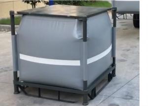 Wholesale Grey Recycled PVC Liquid Jumbo Bag Stainless Steel Pallet Available 1 Ton / 1000L from china suppliers