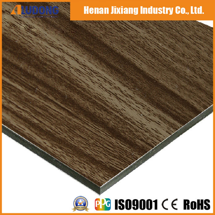 Wholesale Interior Curtain Wall Fireproof Wooden ACP Composite Panel from china suppliers