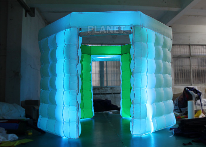 Wholesale 2 Doors Inflatable Photo Booth Kiosk Diamond Shape With Air Blower from china suppliers